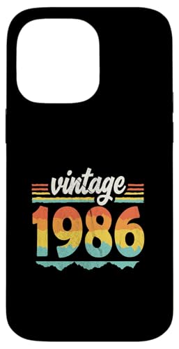 Vintage 1986 Retro Geburtstagsjahr Geschenkidee Hülle für iPhone 14 Pro Max Vintage 1986 Retro Geburtstagsjahr Geschenkidee Hülle für iPhone 14 Pro Max von 70er Jahre Retro Geschenke für Geburtstag