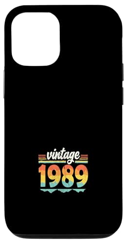 Vintage 1989 Retro Geburtstagsjahr Geschenkidee Hülle für iPhone 12/12 Pro Vintage 1989 Retro Geburtstagsjahr Geschenkidee Hülle für iPhone 12/12 Pro von 70er Jahre Retro Geschenke für Geburtstag