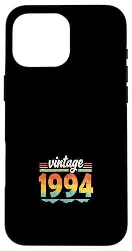Vintage 1994 Retro Geburtstagsjahr Geschenkidee Hülle für iPhone 16 Pro Max Vintage 1994 Retro Geburtstagsjahr Geschenkidee Hülle für iPhone 16 Pro Max von 70er Jahre Retro Geschenke für Geburtstag