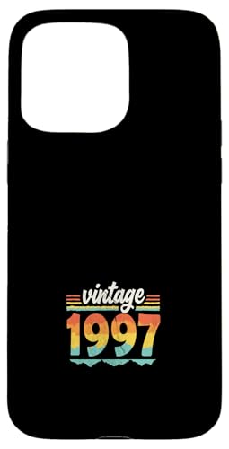 Vintage 1997 Retro Geburtstagsjahr Geschenkidee Hülle für iPhone 15 Pro Max Vintage 1997 Retro Geburtstagsjahr Geschenkidee Hülle für iPhone 15 Pro Max von 70er Jahre Retro Geschenke für Geburtstag