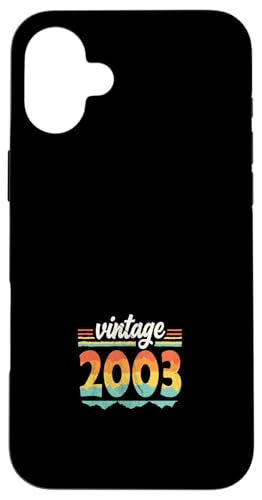 Vintage 2003 Retro Geburtstagsjahr Geschenkidee Hülle für iPhone 16 Plus von 70er Jahre Retro Geschenke für Geburtstag