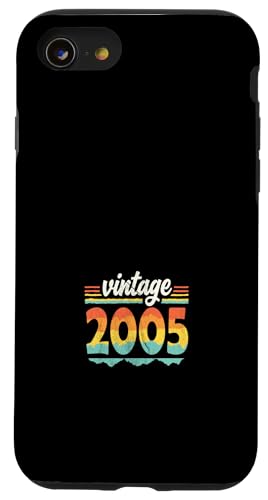 Vintage 2005 Retro Geburtstagsjahr Geschenkidee Hülle für iPhone SE (2020) / 7 / 8 von 70er Jahre Retro Geschenke für Geburtstag