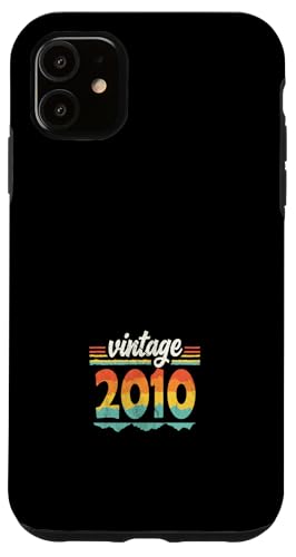Vintage 2010 Retro Geburtstagsjahr Geschenkidee Hülle für iPhone 11 Vintage 2010 Retro Geburtstagsjahr Geschenkidee Hülle für iPhone 11 von 70er Jahre Retro Geschenke für Geburtstag