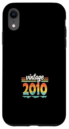 Vintage 2010 Retro Geburtstagsjahr Geschenkidee Hülle für iPhone XR Vintage 2010 Retro Geburtstagsjahr Geschenkidee Hülle für iPhone XR von 70er Jahre Retro Geschenke für Geburtstag