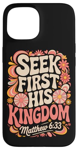 Seek First His Kingdom Matthäus 6:33 70er Jahre Retro Bibelvers Hülle für iPhone 15 Seek First His Kingdom Matthäus 6:33 70er Jahre Retro Bibelvers Hülle für iPhone 15 von 70s Hippie Christian Scripture Retro Bible Quote