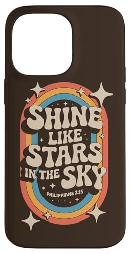 Shine Like Stars Philippians 2:15 70er Jahre Retro Bibelvers Hülle für iPhone 14 Pro Max Shine Like Stars Philippians 2:15 70er Jahre Retro Bibelvers Hülle für iPhone 14 Pro Max von 70s Hippie Christian Scripture Retro Bible Quote