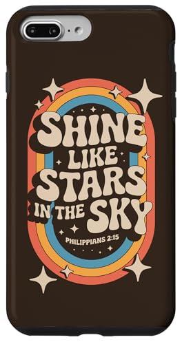 Shine Like Stars Philippians 2:15 70er Jahre Retro Bibelvers Hülle für iPhone 7 Plus/8 Plus Shine Like Stars Philippians 2:15 70er Jahre Retro Bibelvers Hülle für iPhone 7 Plus/8 Plus von 70s Hippie Christian Scripture Retro Bible Quote