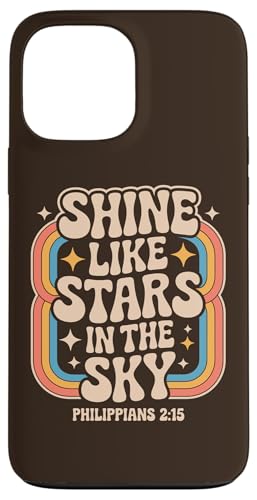 Shine Like Stars Philippians 2:15 Brown Retro Bibelvers Hülle für iPhone 13 Pro Max Shine Like Stars Philippians 2:15 Brown Retro Bibelvers Hülle für iPhone 13 Pro Max von 70s Hippie Christian Scripture Retro Bible Quote