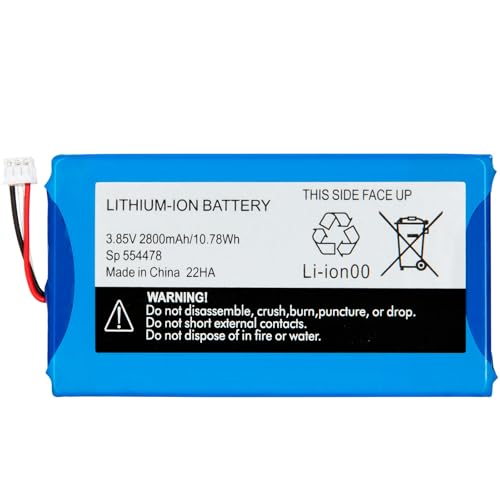 7717 Ersatz für Infant Optics DXR-8 Pro Akku Sp 554478 3,85 V 2800 mAh Lithium-Ionen-Akku (nicht kompatibel mit DXR-8 Babyphone) von 7717