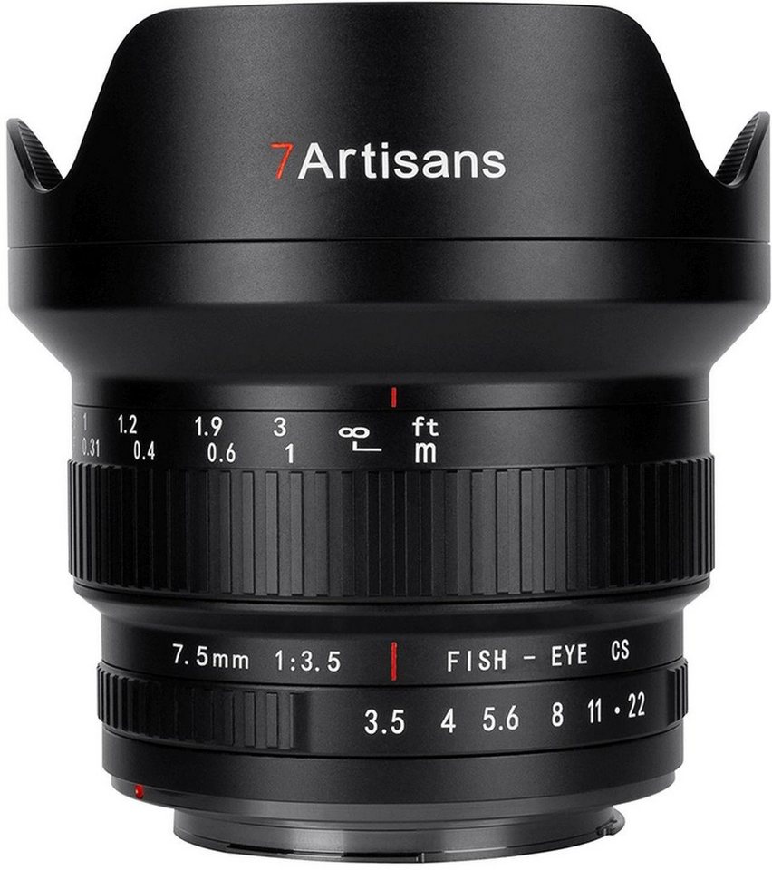 7Artisans 7,5mm f3,5 Fisheye Canon EF Zoomobjektiv von 7Artisans