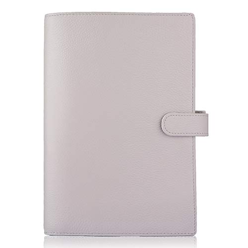 A5-Planer aus echtem Leder, kompatibel mit Stalogy Hobonichi A5 Größe Planer Notebooks (Lychee-Cream) von 7Felicity