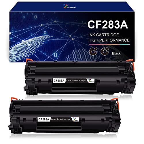 7Magic 83A Kompatibel für HP 83A CF283A Toner für HP Laserjet Pro MFP M125nw M125a M125rnw M127fw M127fn M127fw M127fs M225dw M225dn HP Laserjet Pro M201dw M201n (2er-Pack/ Schwarz ) von 7Magic