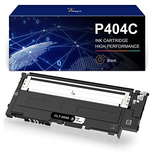 7Magic Kompatibel CLT-K404S Toner Patrone Ersatz für Samsung CLT-K404S CLT-404S für Samsung Xpress SL-C430 SL-C430W SL-C480 SL-C480W SL-C480FW SL-C480FN SL-482W SL-483W SL-432W SL-433W (Schwarz) von 7Magic