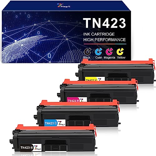7Magic TN423 Kompatibel Tonerkartusche als Ersatz für Brother TN-423 TN-423BK TN-421 MFC-L8690CDW MFC L8690CDW DCP-L8410CDW MFC-L8900CDW HL-L8260CDW HL-L8360CDW Schwarz Cyan Gelb Magenta (4er-Pack) von 7Magic
