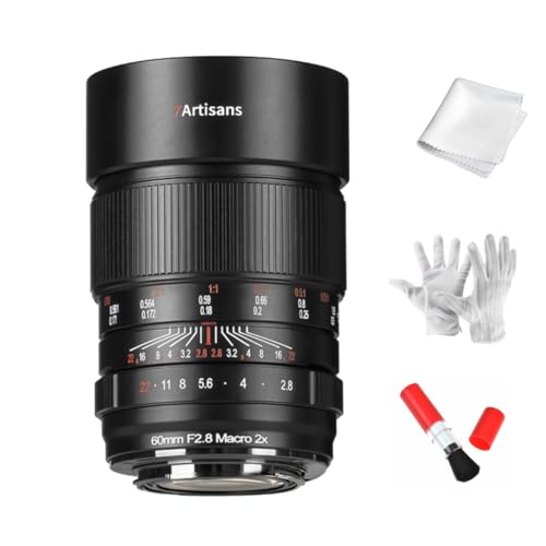 7ARTISANS 60mm F2.8 2X Makro-Vollformat-Objektiv mit manueller Fokussierung und Großer Blende, Vergrößerungsverhältnis 2:1, Kompatibel mit Nikon Z-Mount-Kameras Zfc, Z50, Z30, Z5, Z6, Z7, Z8, Z9, usw. 7ARTISANS 60mm F2.8 2X Makro-Vollformat-Objektiv mit manueller Fokussierung und Großer Blende, Vergrößerungsverhältnis 2:1, Kompatibel mit Nikon Z-Mount-Kameras Zfc, Z50, Z30, Z5, Z6, Z7, Z8, Z9, usw. von 7artisans
