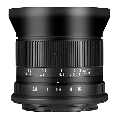 7artisans 12 mm F2.8 Mark Ⅱ Ultra-Weitwinkel APS-C Manuelle Fokus Prime Objektiv kompatibel mit spiegellosen Nikon Z-Mount Kameras Z50 Z6 Z7 Z6 II von 7artisans