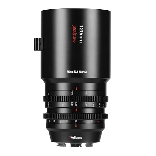 7artisans 120 mm T2.9 Macro 2X Cine-Objektiv, manuelles Cine-Objektiv mit festem Fokus, kompatibel für Nikon Mount Z-Serie Z9,Z62,ZF,Z7,Z72,Z6 7artisans 120 mm T2.9 Macro 2X Cine-Objektiv, manuelles Cine-Objektiv mit festem Fokus, kompatibel für Nikon Mount Z-Serie Z9,Z62,ZF,Z7,Z72,Z6 von 7artisans