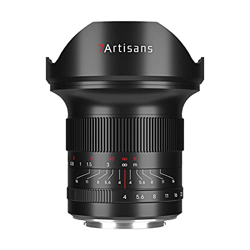 7artisans 15mm F4 Große Blende Vollformat Objektiv Kompatibel für Nikon Z5 Z6 Z7 Z6II Z7II Z9, Schwarz von 7artisans