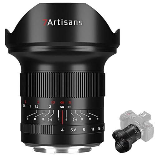 7artisans 15mm F4 Objektiv-Vollformat-Weitwinkel-Objektivhalterung 13 Elemente in 9 Gruppen für L-Mount-Kameras von 7artisans