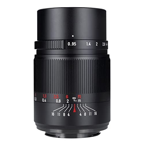 7artisans 25 mm F0.95 Weitwinkel-Blende, manueller Fokus, Fester Objektiv, APS-C für Olympus Panasonic MFT M4/3 spiegellose Kameras wie Panasonic GH3 GH4 GF1 GM1 GM5 Olympus E-M1 E-M5 E-M10 von 7artisans