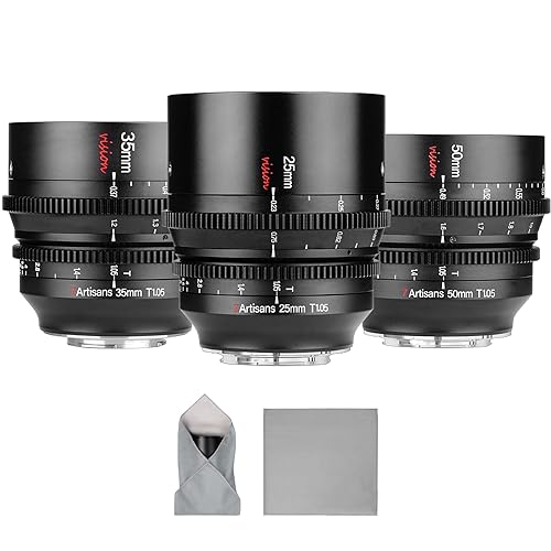 7artisans 25mm/35mm/50mm T1.05 Large Aperture Cine Lens Compatible for Sony E Mount von 7artisans