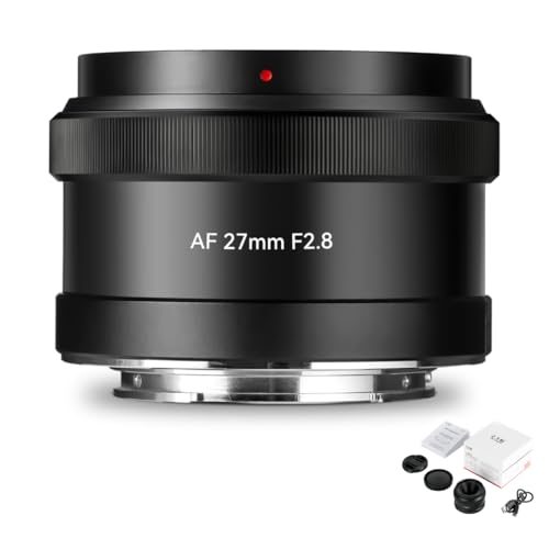 7artisans 27mm F2.8 AF APS-C Sony E Mount Lens,Large Aperture,55.6°Angle View,Fixed Focus,De-clicked,For Sony Camera NEX-5R NEX-5N NEX-7 A6400 A6300 A6500 A6600 A7R A7RIII A7RIV A7IV A7SIII A7c A9.ect von 7artisans