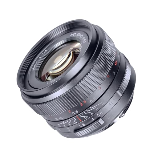 7artisans 35 mm F1.4 Mark Ⅲ Vollformat Festbrennweite mit manueller Fokussierung und großer Blende, kompatibel mit Nikon Z-Mount-Kamera Z5 Z6 Z6II Z7 Z7II Z9(Titangrau) von 7artisans