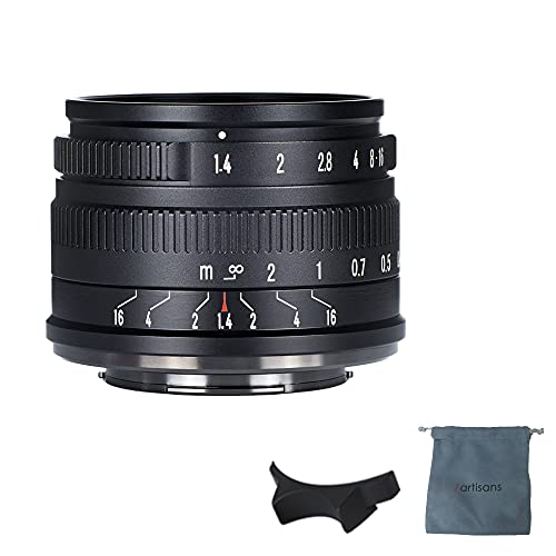 7artisans 35mm F1.4 Mark II APS-C Manueller Fokus Festbrennweite Große Blende Kompatibel mit Nikon Z-Mount Kamera Z50 Z6 Z7 Z6 II von 7artisans