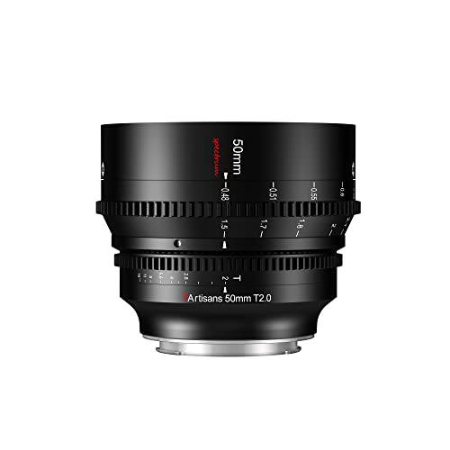 7artisans 50 mm T2.0 große Blende, Vollformat-Objektiv, L-Mount, manueller Fokus, geringe Verzerrung, spiegellose Kameras, kompatibel mit Sigma FP, Panasonic S1 S1H S5, Leica SL SL2, Schwarz 7artisans 50 mm T2.0 große Blende, Vollformat-Objektiv, L-Mount, manueller Fokus, geringe Verzerrung, spiegellose Kameras, kompatibel mit Sigma FP, Panasonic S1 S1H S5, Leica SL SL2, Schwarz von 7artisans
