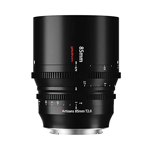 7artisans 85 mm T2.0 Cine Objektiv für L-Halterung, spiegelloses Vollformat-Kameraobjektiv, große Blende, kompatibel mit Sigma FP, Panasonic S1, S1H, S5, Leica SL SL2 7artisans 85 mm T2.0 Cine Objektiv für L-Halterung, spiegelloses Vollformat-Kameraobjektiv, große Blende, kompatibel mit Sigma FP, Panasonic S1, S1H, S5, Leica SL SL2 von 7artisans