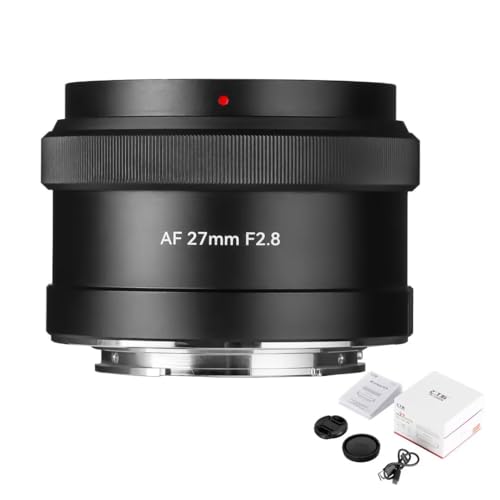 7artisans AF 27 mm F2.8 Kameraobjektiv für Sony E Mount, Vollbild, große Blende, Prime, STM Auto Manueller Fokus Kameraobjektiv von 7artisans