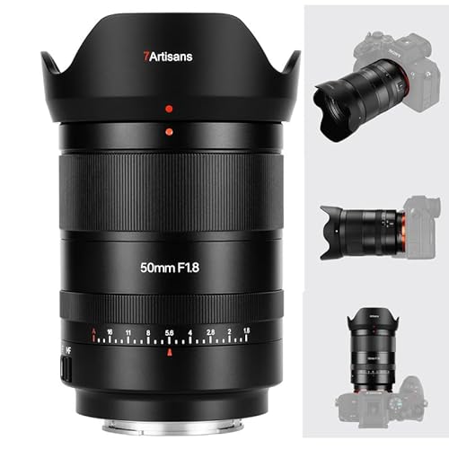 7artisans AF 50mm F1.8 FE STM-Objektiv für spiegellose Sony E-Kameras A6000 A7 und NEX-Serie, Vollformat, große Blende, unterstützt Augen-AF-Gesichtserkennung. 7artisans AF 50mm F1.8 FE STM-Objektiv für spiegellose Sony E-Kameras A6000 A7 und NEX-Serie, Vollformat, große Blende, unterstützt Augen-AF-Gesichtserkennung. von 7artisans