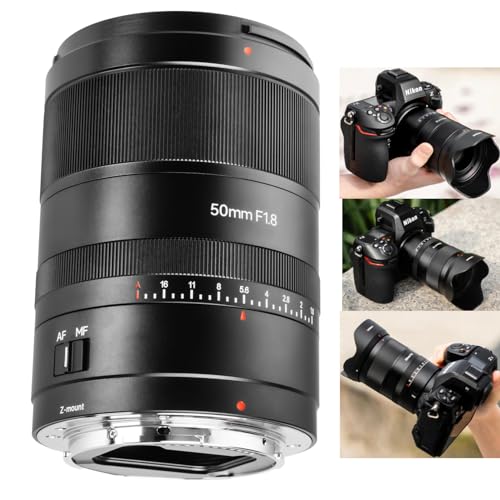 7artisans AF 50mm F1.8 Objektiv mit Nikon Z-Mount, Vollformat, große Blende, für spiegellose Kameras ZFC Z50, Z5, Z6, Z6II, Z7, Z7II, Z9, unterstützt Augen-AF-Gesichtserkennung. 7artisans AF 50mm F1.8 Objektiv mit Nikon Z-Mount, Vollformat, große Blende, für spiegellose Kameras ZFC Z50, Z5, Z6, Z6II, Z7, Z7II, Z9, unterstützt Augen-AF-Gesichtserkennung. von 7artisans