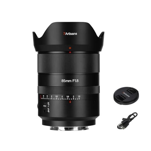 7artisans AF 85 mm F1.8 Kameraobjektiv Vollformat für Sony E Mount Autofokus Portrait Lnes Große Blende Unterstützung Augen/Gesichtsverfolgung 7artisans AF 85 mm F1.8 Kameraobjektiv Vollformat für Sony E Mount Autofokus Portrait Lnes Große Blende Unterstützung Augen/Gesichtsverfolgung von 7artisans
