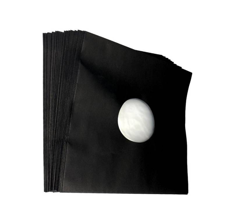 7even 12 Schallplatten LP-Innenhülle schwarz gefüttert (50 Stück Pack) Plattenspieler" von 7even