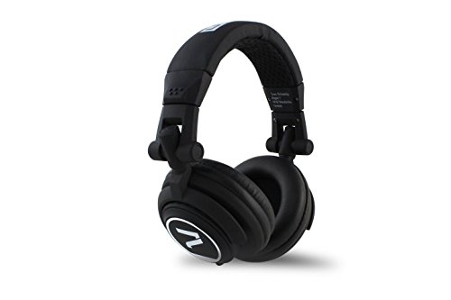 7even Headphone black / Dj, Hifi, Sport Kopfhörer schwarz , dreh-klappbar, tauschbares Kabel, 110db, black von 7even