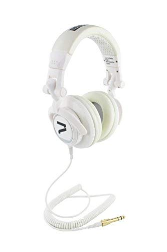 7even Headphone white / Dj, Hifi, Sport Kopfhörer in weiß, dreh-klappbar, tauschbares Kabel, 110db von 7even