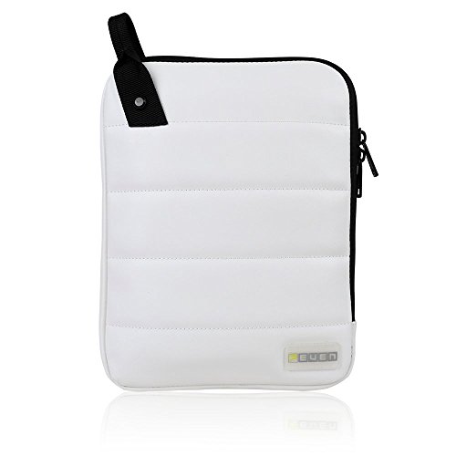 7evenColor Tablet-Sleeve/Schutzhülle -Case für iPad u. andere 10" Tablets Weiss von 7even