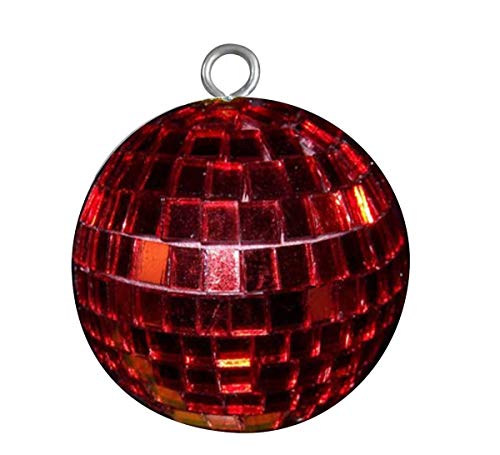 Discokugel Rot 5cm Partydekoration Weihnachtsdisko (5cm) von 7even