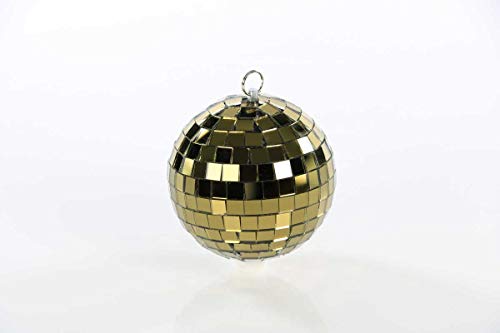 Spiegelkugel 10cm gold // Discokugel - Mirrorball 10cm gold von 7even