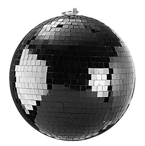 Spiegelkugel 20cm schwarz // Discokugel - Mirrorball 20cm black von 7even