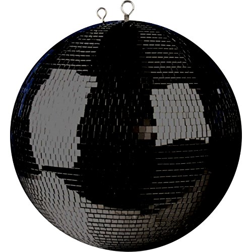 Spiegelkugel mit Sicherheitsöse 50cm schwarz // Discokugel - Mirrorball 50cm black von 7even