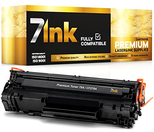 7ink Premium Toner Ersatz kompatibel zu HP 79A CF279A für HP Laserjet Pro M12 M12W M12A M26 M26A M26NW, 1Pack Schwarz von 7ink