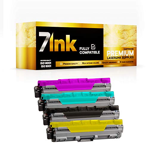 7ink Premium Toner für Brother Laser Drucker – Druckqualität wie Original – Kompatibel Toner Patronen für DCP-9015CDW DCP-9022CDW HL-3142CW HL-3152 CDW HL-3172CDW MFC-9332CDW MFC-9342CDW - 4er Pack von 7ink