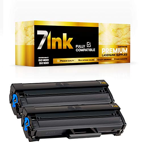 Premium Toner Samsung Laser Drucker D111S Kompatibel Toner Patronen Xpress M2020 M2020W M2021W M2022 M2022W M2026 M2026W M2070 M2070F M2070FW M2070W M2078W Laserdrucker Mlt-d111s (Schwarz, 2er-Pack) von 7ink