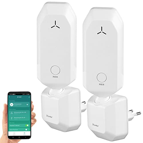 7links Mini-WLAN-Repeater: 2er-Set WLAN-Repeater mit ausrichtbarer Antenne, App, 300 Mbit/s (WLAN Repeater Steckdose, Wireless Repeater) von 7links