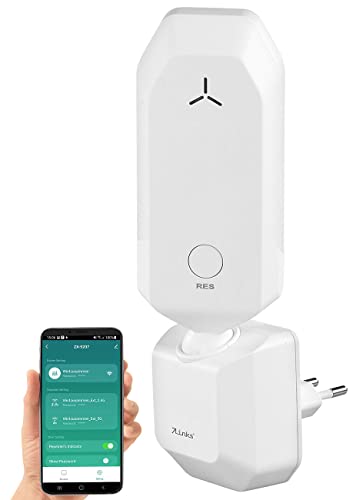 7links WLAN Extender: WLAN-Repeater mit ausrichtbarer MIMO-Antenne, App, 300 Mbit/s, 2,4 GHz (Hotspot, WLAN-Repeater mit Elesion, Handy Signalverstärker) von 7links