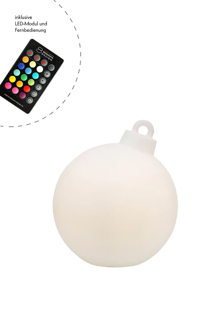 8 Seasons Design Dekoleuchte Shining Christmas Ball LED RGB weiß 8 Seasons Design Dekoleuchte Shining Christmas Ball LED RGB weiß von 8 seasons design