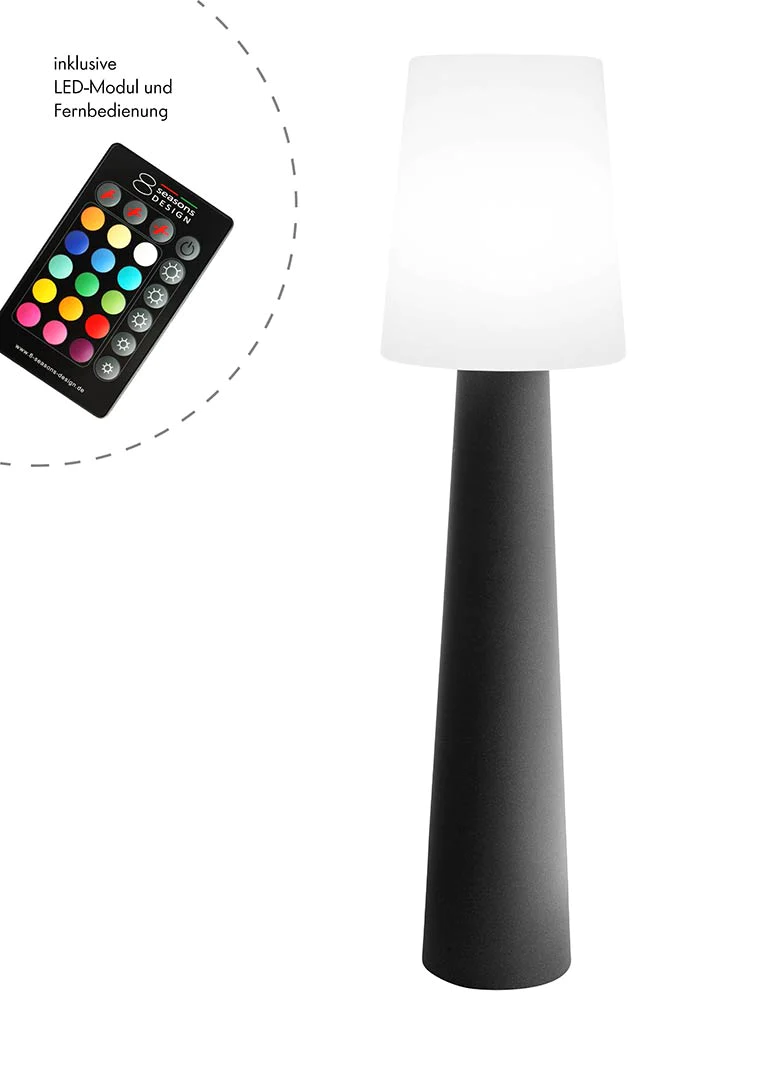 8 Seasons Design Stehleuchte No. 1 LED RGB 160 cm stein 8 Seasons Design Stehleuchte No. 1 LED RGB 160 cm stein von 8 seasons design