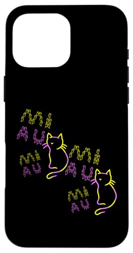 Retro Katzen Katze Miau Old school Kätzchen Kinder Kind 80er Hülle für iPhone 16 Pro Max von 80er 90er Katzen Retro Katze Vintage